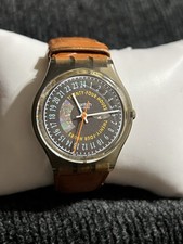 Usado, RELÓGIO - GM 117 - ROCKING - Pulseira de couro preta mostrador 24 horas vintage funciona comprar usado Usado, RELÓGIO - GM 117 - ROCKING - Pulseira de couro preta mostrador 24 horas vintage funciona comprar usado  Enviando para Brazil