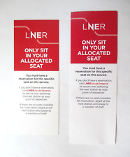 Lner allocation seat for sale  NEWARK