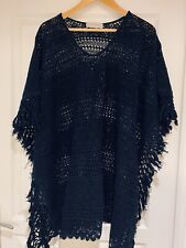 Poncho noir zara d'occasion  France