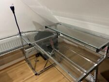 Eckschreibtisch metall glaspla gebraucht kaufen  Bochum