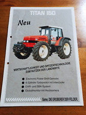 Prospekt same titan gebraucht kaufen  Spraitbach