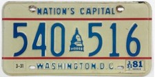 Vintage washington 1981 for sale  Bloomsburg