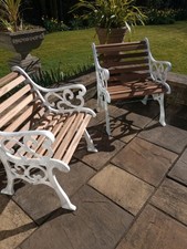 Cast iron chairs for sale  WORKSOP