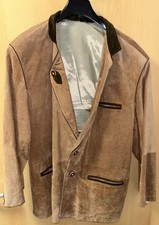 Lederjanker braun gr gebraucht kaufen  Marlow