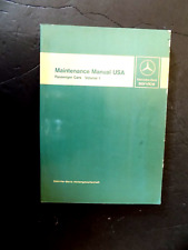 Mercedes maintenance manual for sale  Reisterstown