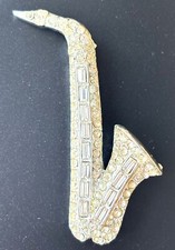 Vintage rhinestone saxophone for sale  Manchester