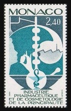 Mônaco 1442, MNH. Michel 1666. Produtos farmacêuticos, indústria de cosméticos, 1984., usado comprar usado  Enviando para Brazil