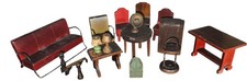 Antiga mesa de sofá vintage miniatura casa de bonecas móveis de madeira etc, usado comprar usado  Enviando para Brazil