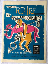 Savignac affiche signée d'occasion  Paris XVIII