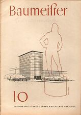 Zeitschrift baumeister nr10 gebraucht kaufen  Roth