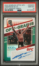 Optígrafo verde 2022 UFC Anderson Silva PSA 10 /5 automático, usado comprar usado Optígrafo verde 2022 UFC Anderson Silva PSA 10 /5 automático, usado comprar usado  Enviando para Brazil