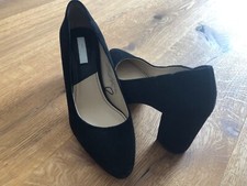 Pumps blockabsatz wildleder gebraucht kaufen  Dalheim, Mommenheim, Undenheim