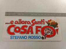 Adesivo vintage stefano usato  Santena