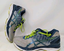 Tênis de corrida Asics Shoes masculino tamanho 12 gel Nimbus 18 cinza azul T600N comprar usado  Enviando para Brazil