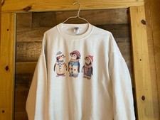 Three penguins sweatshirt for sale  Cartersville