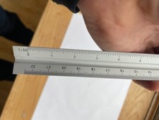 Alluminium ruler 30cm for sale  BIRMINGHAM