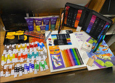 Art supplies bundle for sale  HAYES