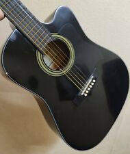 Guitarra Caraya Vintage C-831BK Negra Brillante Original Acústica Metal Cuerdas de Nylon segunda mano  Embacar hacia Mexico