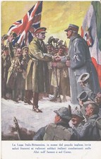 CPA ITALIE  LA LEGA ITALO-BRITANICA IN NOME DEL POPOLO INGLESE INVIA SALUTI 1917 comprar usado  Enviando para Brazil