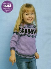 cat jumper knitting pattern for sale  BECKENHAM
