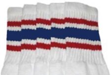 Meias tubulares 19” MID BEZERRO BRANCO com listras VERMELHO/AZUL REAL estilo 3 (19-77)  comprar usado  Enviando para Brazil