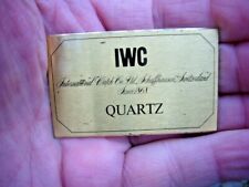 Iwc quartz aufstell gebraucht kaufen  Friedrichshafen