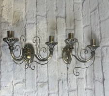 Pair bhs brass for sale  BRIGG