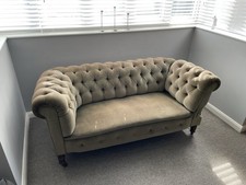 1900s chesterfield velvet for sale  COVENTRY