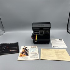 Câmera Polaroid Vintage Spirit One Step 600 Land Instant Rainbow Stripe Não Testada comprar usado Câmera Polaroid Vintage Spirit One Step 600 Land Instant Rainbow Stripe Não Testada comprar usado  Enviando para Brazil