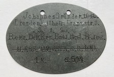 Erkennungsmarke sachsen erg gebraucht kaufen  Leipzig