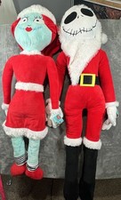 Pelúcia Jack Skellington Sally Jumbo Disney The Nightmare Before Christmas 48" comprar usado  Enviando para Brazil