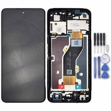 Für ZTE Blade A75 4G LCD Display mit Rahmen Reparatur Ersatzteil Schwarz, usado comprar usado  Enviando para Brazil