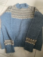 Blue grey jumper for sale  SLEAFORD