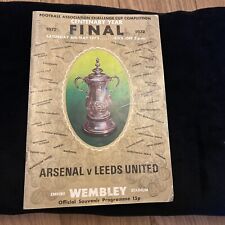 Arsenal leeds utd for sale  ALTRINCHAM