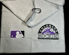 Toalha de golfe Colorado Rockies (logotipo old school) pontos 42k comprar usado  Enviando para Brazil