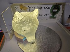 Handmade wolf head for sale  BOURNEMOUTH
