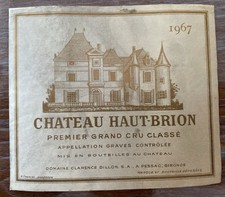 étiquette château brion d'occasion  Toul