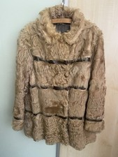 Vintage pelzjacke ledereinsät gebraucht kaufen  Flöha