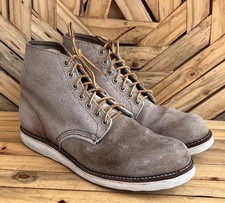 🔥Red Wing Round Toe #8167 Suede Beige Hawthrorn Abilene Roughout Boot US 11 D comprar usado  Enviando para Brazil