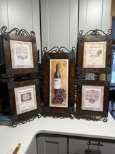 Wine themed decor for sale  Wellsville