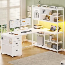 Shaped computer desk for sale  Perth Amboy