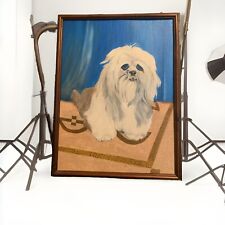 Vintage dog painting for sale  Morganville