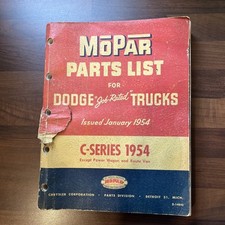 Mopar parts list for sale  CHESTERFIELD