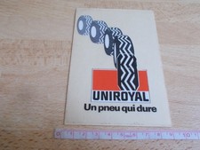 Uniroyal tire sticker d'occasion  Expédié en Belgium