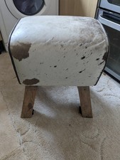 stool leather genuine for sale  WALSALL