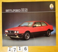 Maserati biturbo prospectus d'occasion  Meyzieu
