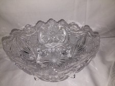 Geschliffen bleikristall schal gebraucht kaufen  Bischofsheim i.d.Rhoen