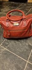 Leather catwalk red for sale  SHEFFIELD