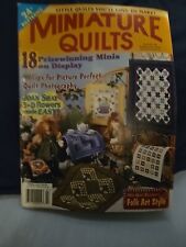 Miniature quilts magazine for sale  Arlington