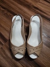 Crocs tan farrah for sale  Mooresville